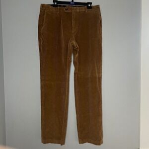 Brooks Brothers Milano Corduroy Pants Mens 36x33 Brown Preppy Academia Chinos‎